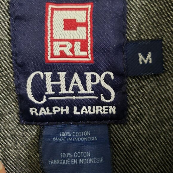 Vintage Chaps Ralph Lauren Denim Jacket Coat Mens Size M Style 19153 - Picture 4 of 5